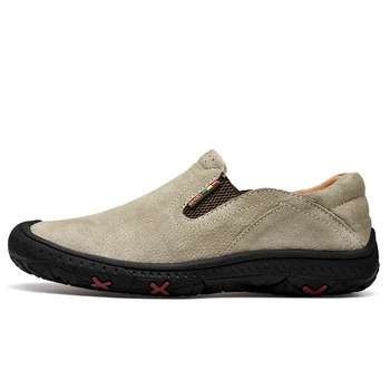 

Spring New Fashion Brand Luxury Genuine Casual Men Leather Shoe Slip on Men Loafers Basic