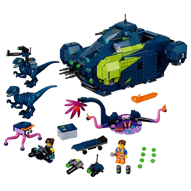 

New Rex Rexplorer Compatible Legoing Movie 2 70835 Model Building Toys Blocks Bricks For Kid Christmas Gifts Assembled DIY