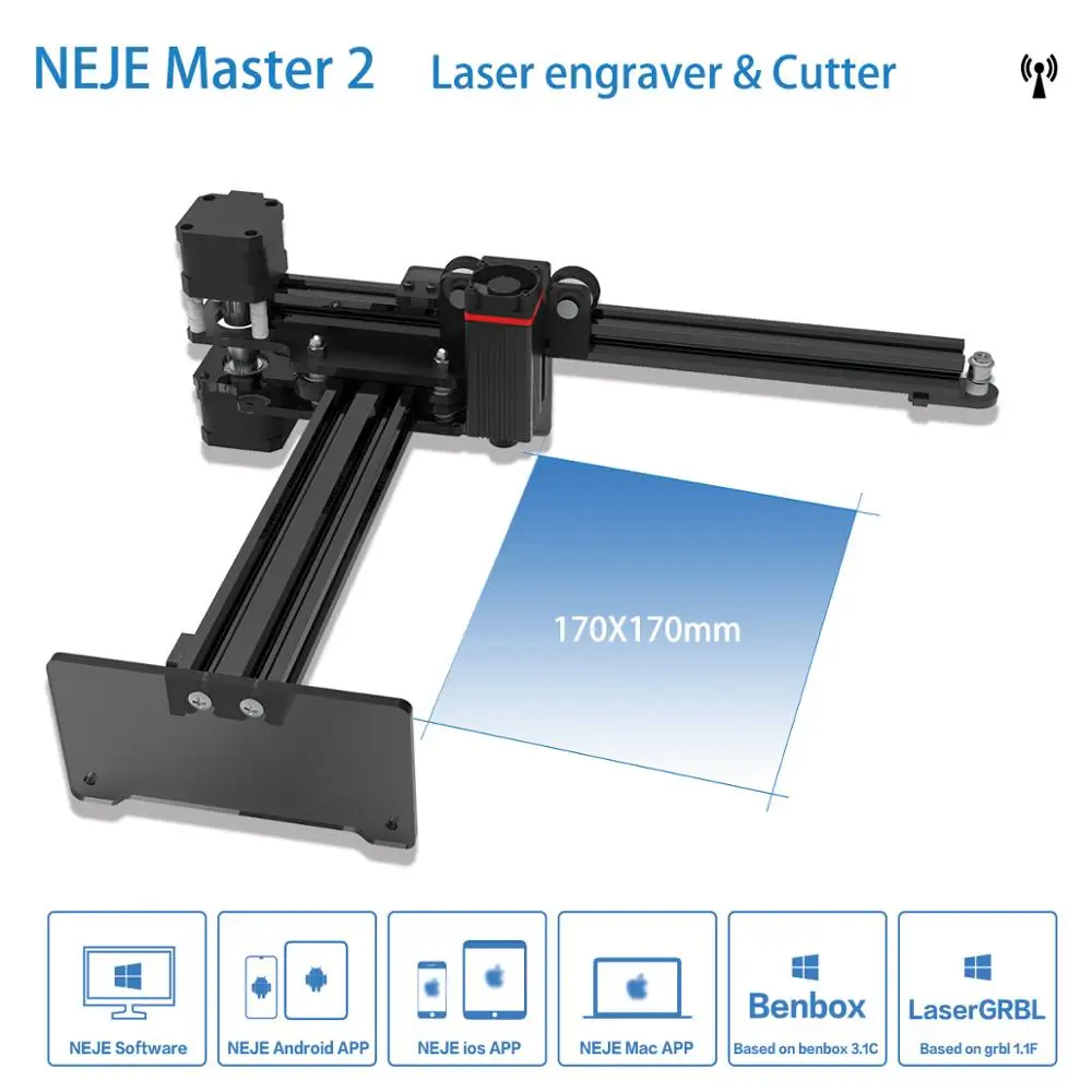 

NEJE master 2 7W Laser CNC Laser Engraver For Metal Engraving Carving Machine Laser Cutting Engraving Machine