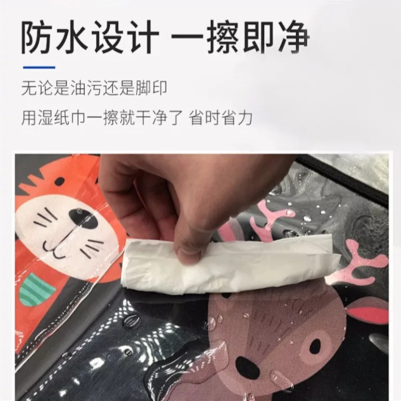 1pcs Cute Children Car Anti Kick Mat Car Seat Back Protector Baby Waterproof Anti Dirt Pad for Kick Mat for Accessories car seat protector
