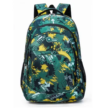 

Camouflage School Bags Backpack For Teenagers Boys Girls Laptop Knapsack Male Travel Casual Backpacks Letter Printing Book Bag