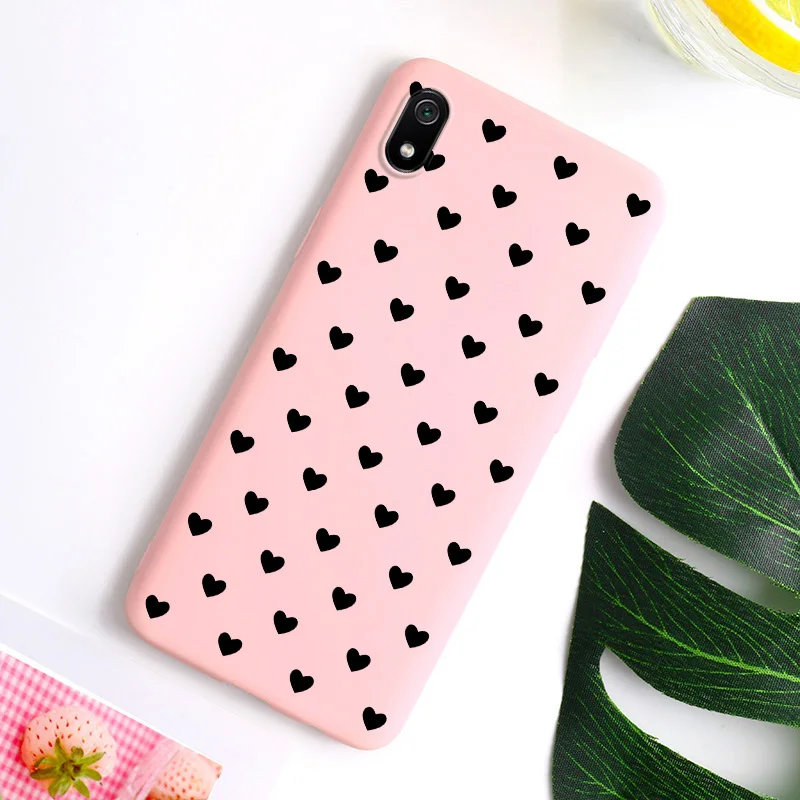 105009I024 Чехол для Xiaomi redmi Note 7, милые чехлы с сердечками для Xiomi redmi Note 8 5 Pro 6 5A Prime 4X redmi 7 7A 6A Go S2 5plus Etui - Цвет: 105009I024