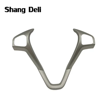 

For Ford Fiesta Mk7 Mk8 ST Ecosport 2013 2015 Car Steering Wheel Modified Frame Trim Decoration Accessories