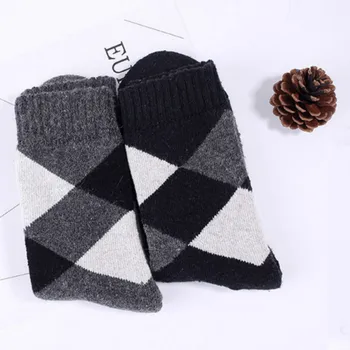 

Mens Socks Winter Thicker Wool Socks Super Man Merino Wool Fall and Winter Plush Warm Thicker Crew Cotton Socks Men Gift