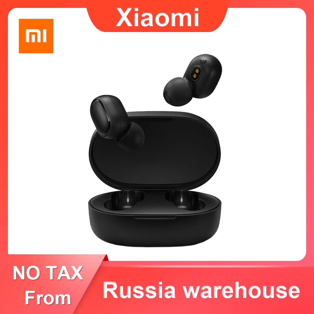 Гарнитура беспроводная Xiaomi Redmi Airdots наушники вкладыши TWS с голосовым и сенсорным