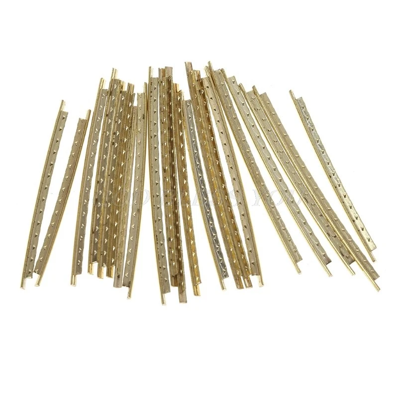 

21 Pcs Fingerboard Frets Fret Wire Copper For Classical Acoustic Guitar 2.0mm