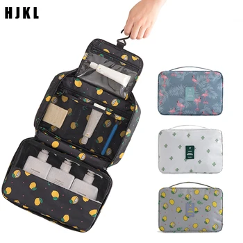 

Fashion Travel AccessoriesNew Packing Cubes Waterproof Travel Large Capacity Storage Bag Portable Hook Wash Cosmetic Bag