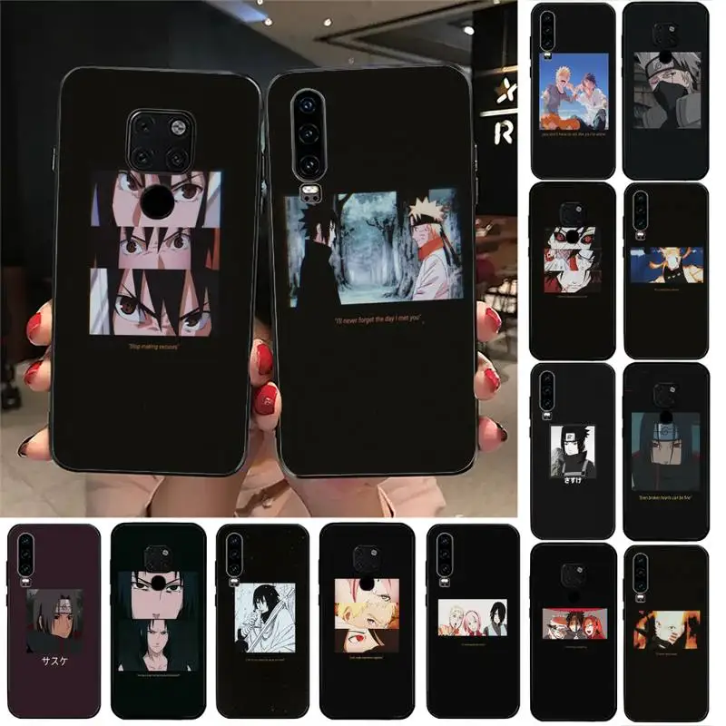 TOPLBPCS чехол для телефона Naruto sasuke Huawei Honor 7A 8X 9 10 20 lite 10i 20i 7C 8C 5A 8A Play 9X pro Mate lite|Бамперы| |