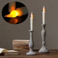 Беспламенные светодиодные свечи Tealight ночник на батарейках Свадьба День рождения Рождество домашние украшения для Хэллоуина