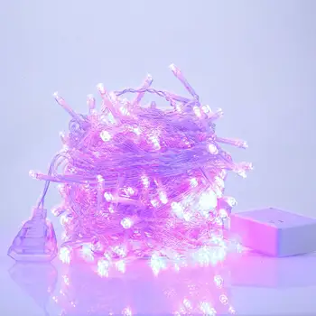 

LED Curtain Icicle String Light Solar Power Christmas Landscape Lamp Xmas Decor Decorative Fairy Light Super Bright Copper Wire