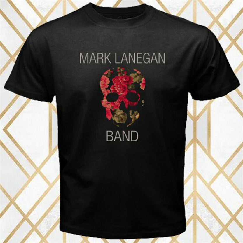 Mark Lanegan Rock Band Album Logo Men'S Black T-Shirt Size S - 3Xl Retro Tee Shirt |