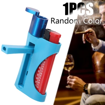 

1pc Tobacco Pipe Plastic Lighter Case Secret Pipe Upgrade Combo Herb Pipe Smoking Pipe Home Tools Supplies
