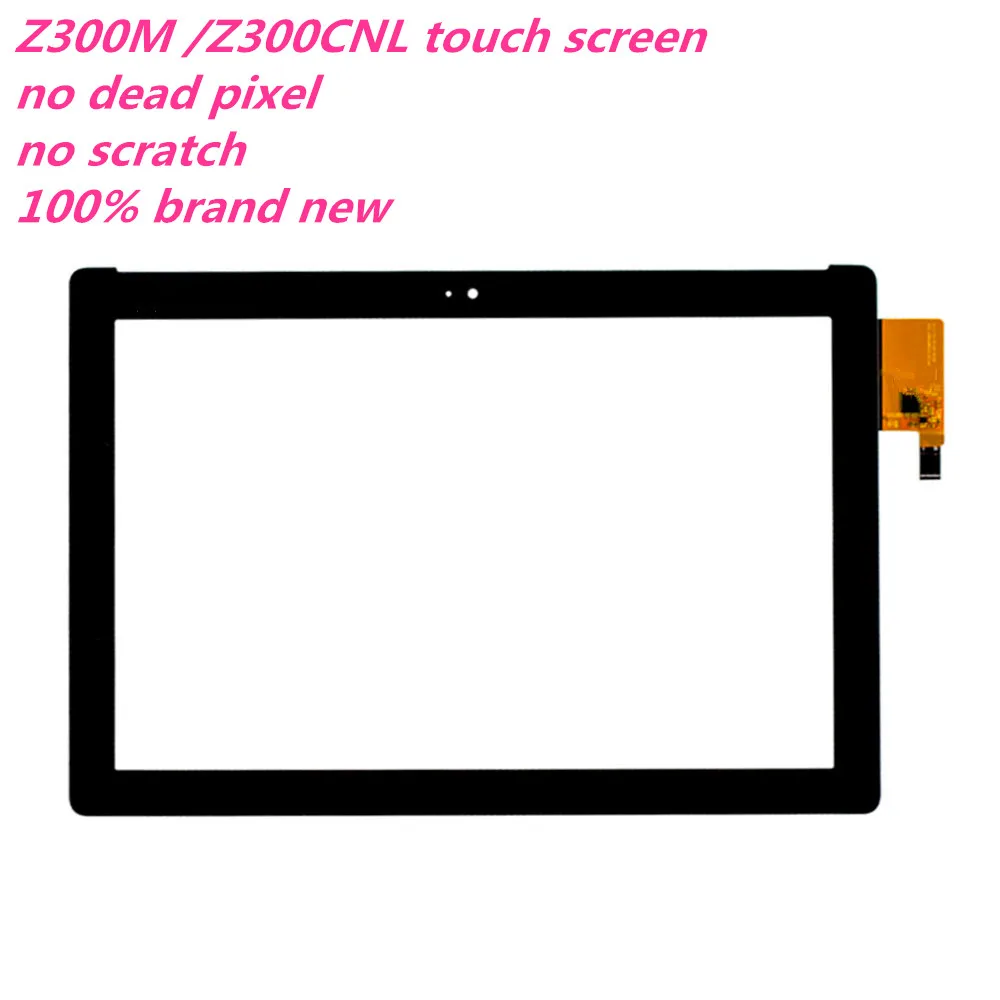 Skup Nowy dla Asus ZenPad 10 ZenPad Z300 Z300M P00C Z300CNL P01T ekran dotykowy digitizer panel dotykowy Tablet żółty kabel taśmowy części