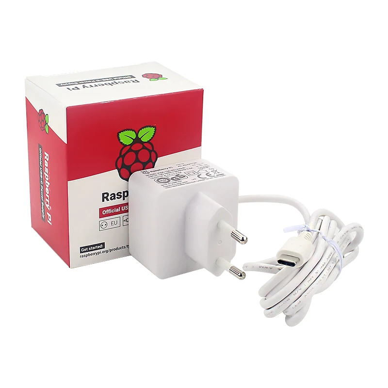 Официальный Raspberry Pi 4 Мощность адаптер USB-C питания 5 1 V 3A EU/US/UK Plug Зарядное