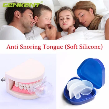 

Sleeping Aid Anti Snoring Tongue Apnea Night Guard Stop Snore Transparent Anti Snore Device Medical Soft Silicone