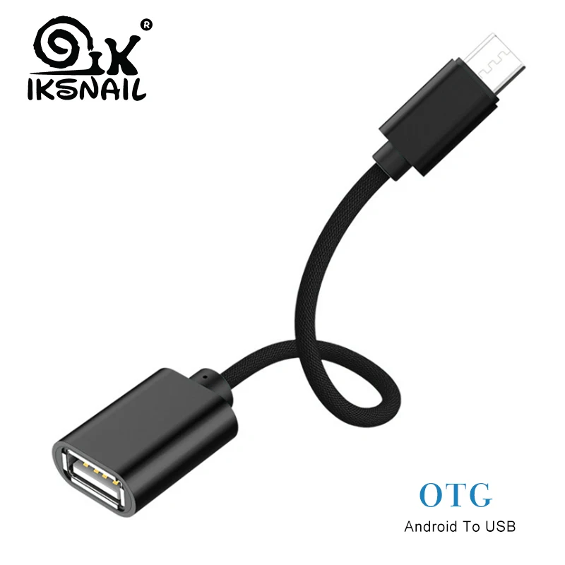 Адаптер IKSNAIL Micro USB 2 0 OTG для мобильных телефонов планшетов флеш накопителей мыши