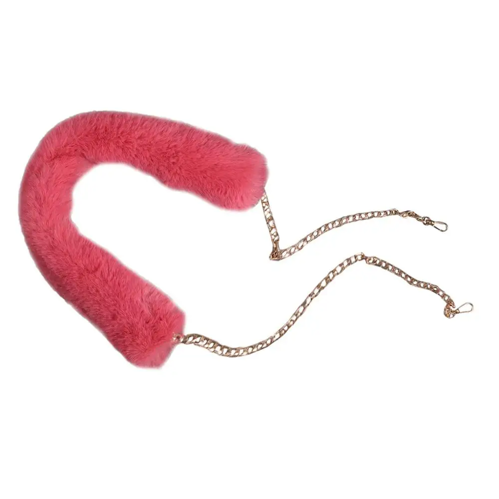Watermelon Red Сменное женское плюшевое крепление, женская сумка на ремне, ремень для сумки#4S18 - Цвет: Watermelon Red