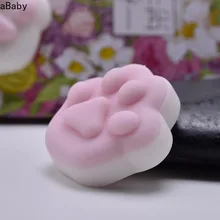 Balle anti Stress 1 pièce, Mini jouet à presser, chat Squishy, poupée Kawaii, extensible, Animal de guérison, anti Stress, main Fidget vent