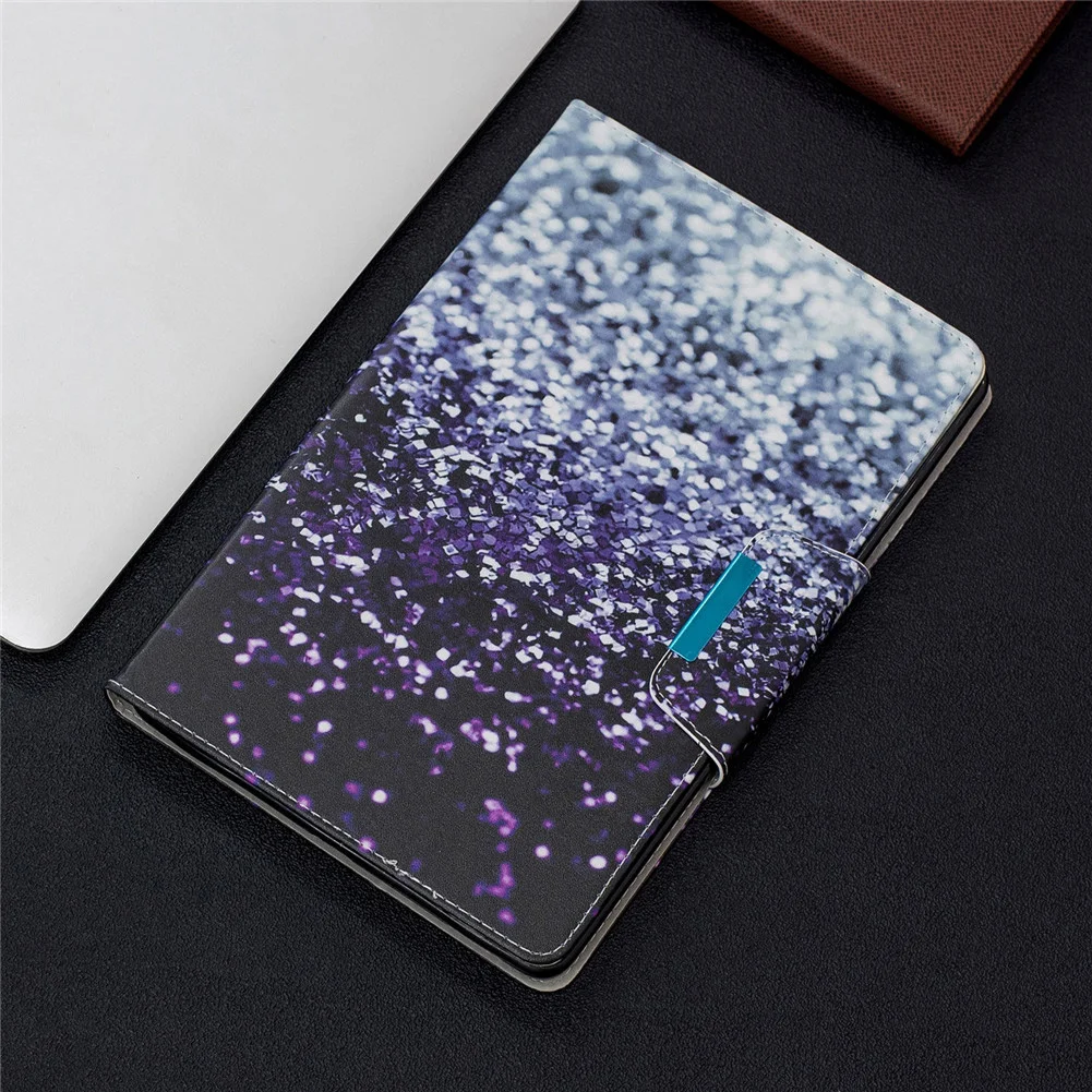 Чехол для samsung Galaxy Tab A 10,1 дюймов SM-T510 T515 ультратонкий защитный чехол для планшета с отделением для карт с принтом из искусственной кожи чехол