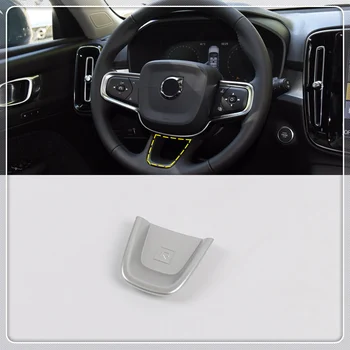 

For Volvo XC40 2018 2019 2020 Car Styling Interior Steering Wheel Decorative Cover Trim ABS Plastic Auto Accessories
