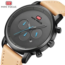 ^^Best Offers MINI FOCUS Genuine Leather Quartz Watches Men Top Brand Chronograph Wristwatch Army Sports Watch Men Clock Relogios 0102 Brown ^^Best Offers MINI FOCUS Genuine Leather Quartz Watches Men Top Brand Chronograph Wristwatch Army Sports Watch Men Clock Relogios 0102 Brown