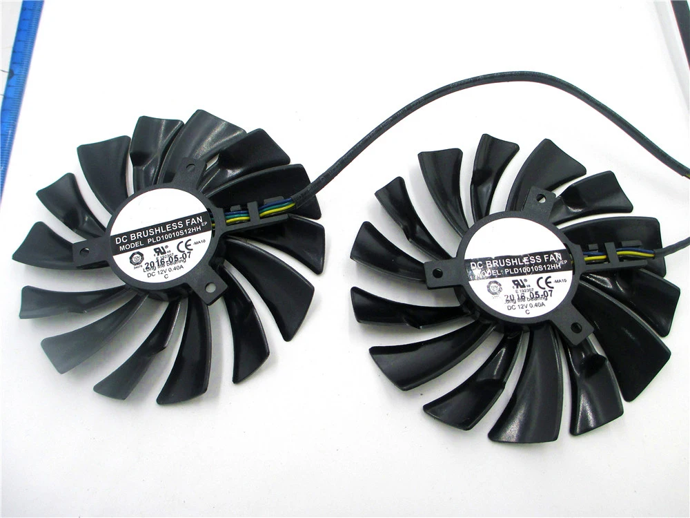 Охлаждающий вентилятор 95 мм PLD10010B12HH PLD10010S12HH для MSI Radeon R9 380 Armor 2X GTX 1060 1070 1080 TI RX 470 570