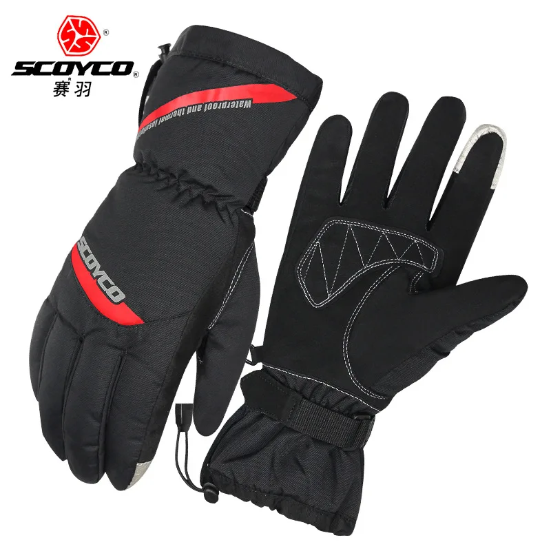 

Scoyco Scoyco Motorcycle Cycling Gloves Winter Waterproof Cold Warm Knight Locomotive Electrombile Gloves Men's