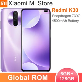 

Global ROM Xiaomi Redmi K30 4G 6GB 128GB Smartphone Snapdragon 730G Octa Core 6.67" 120HZ Fluid Display 64MP Quad Cameras 4500mA