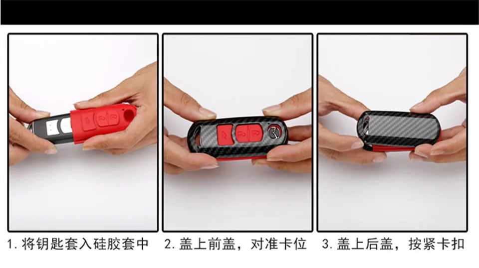 2 pulsante di gomma della copertura di chiave dell'automobile della cassa del supporto per honda Vezel città civic Jazz CRV Crider HRV Fit Freed Smart accessori chiave - H8de56bec388e46bd860e95cfe0d93d0aM