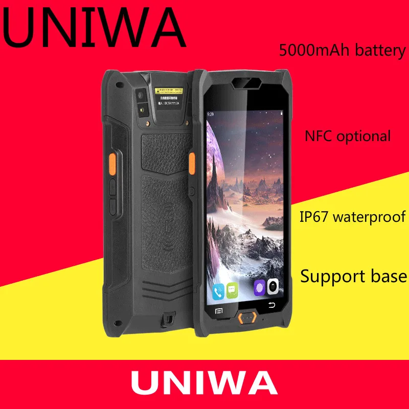 UNIWA M500 IP67 Waterproof Mobile Phone 180 Hours Standby Dual Nano SIM Card 13.0MP Camera Smartphone 2GB RAM 16GB ROM