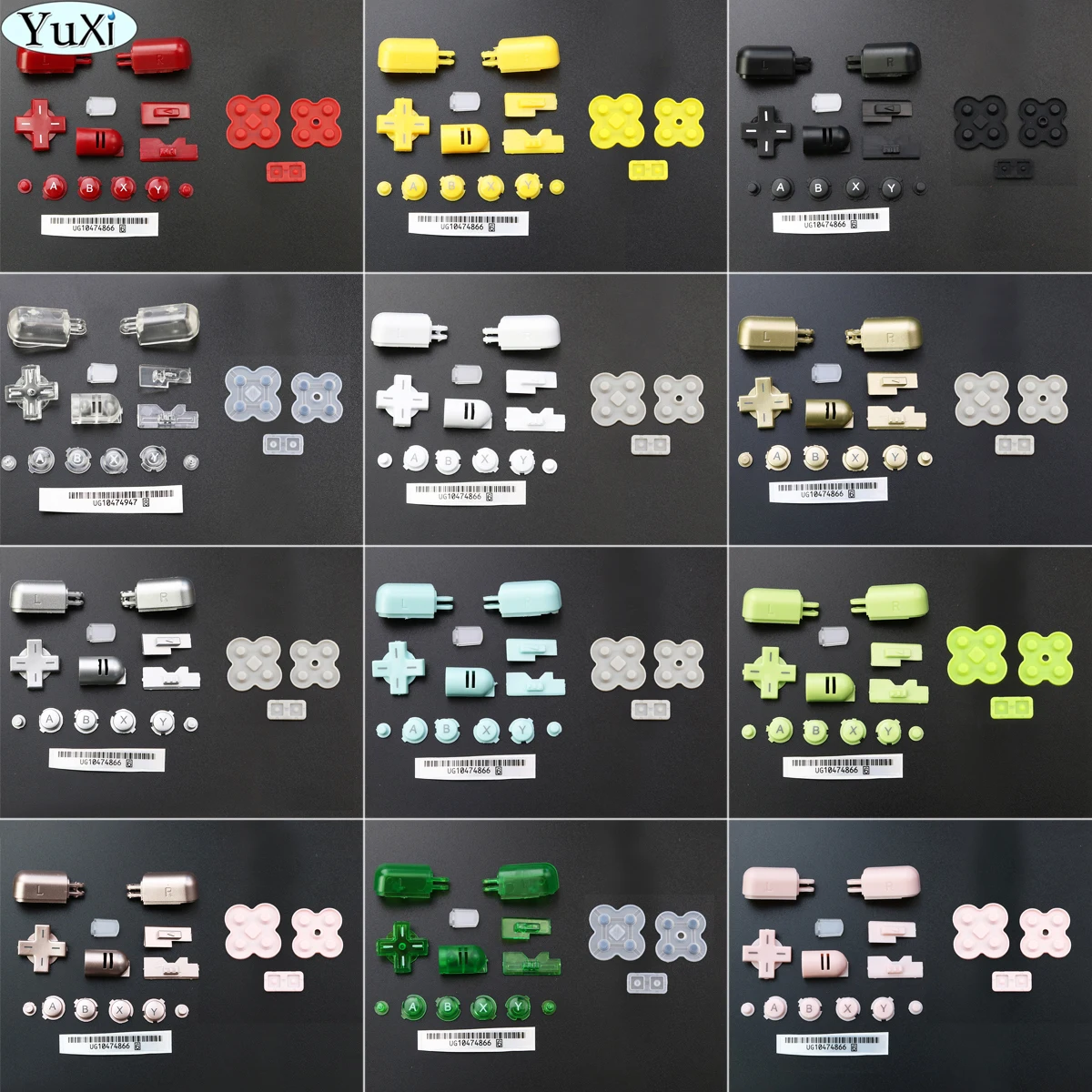 Комплект сменных кнопок YuXi ABXY L R D комплект перекрестных для nintendo DS Lite консоль NDSL