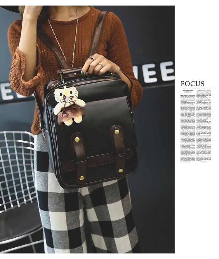 Новые женские сумки, ретро британская сумка через плечо, Женская Корейская версия, минималистичные, студенческие сумки, водонепроницаемый рюкзак для путешествий