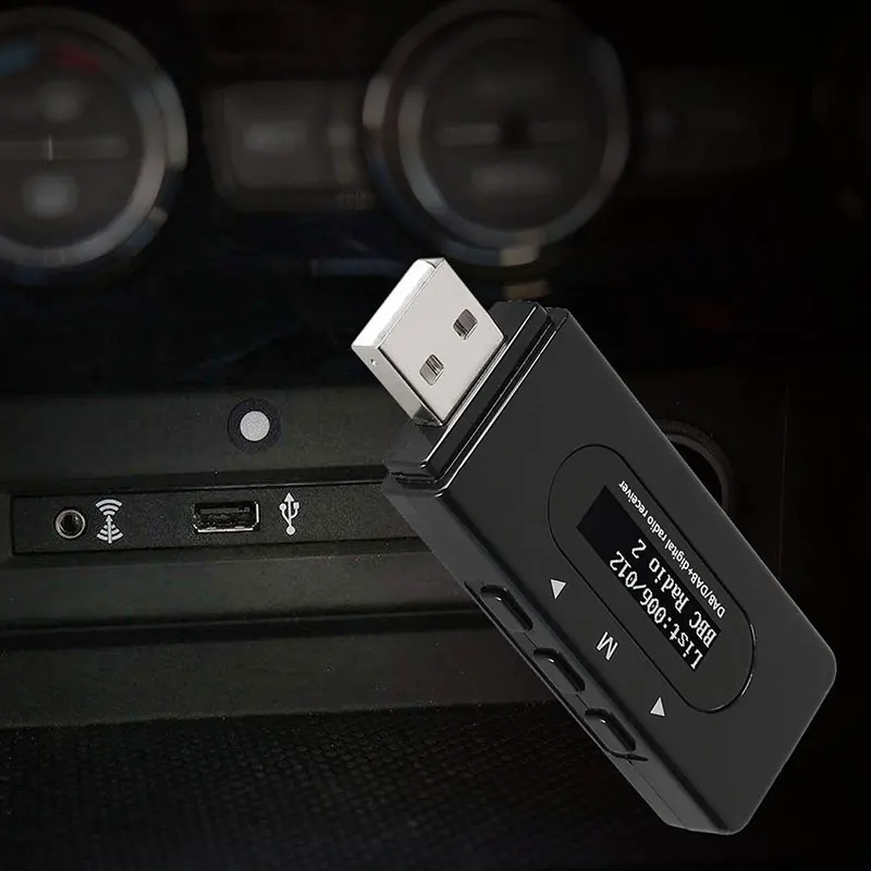 DAB адаптер oled-дисплей портативный автомобильный DAB+ цифровой радио fm-передатчик DAB/DAB+ цифровой автомобильный радиоприемник Универсальный антивыцветающий