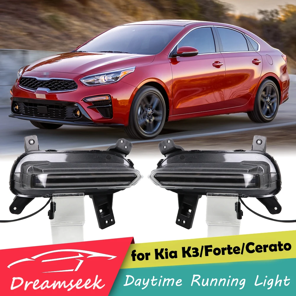 Светодиодный дневный светильник DRL для Kia K3 Forte Cerato 2019 2020 дневной ходовой