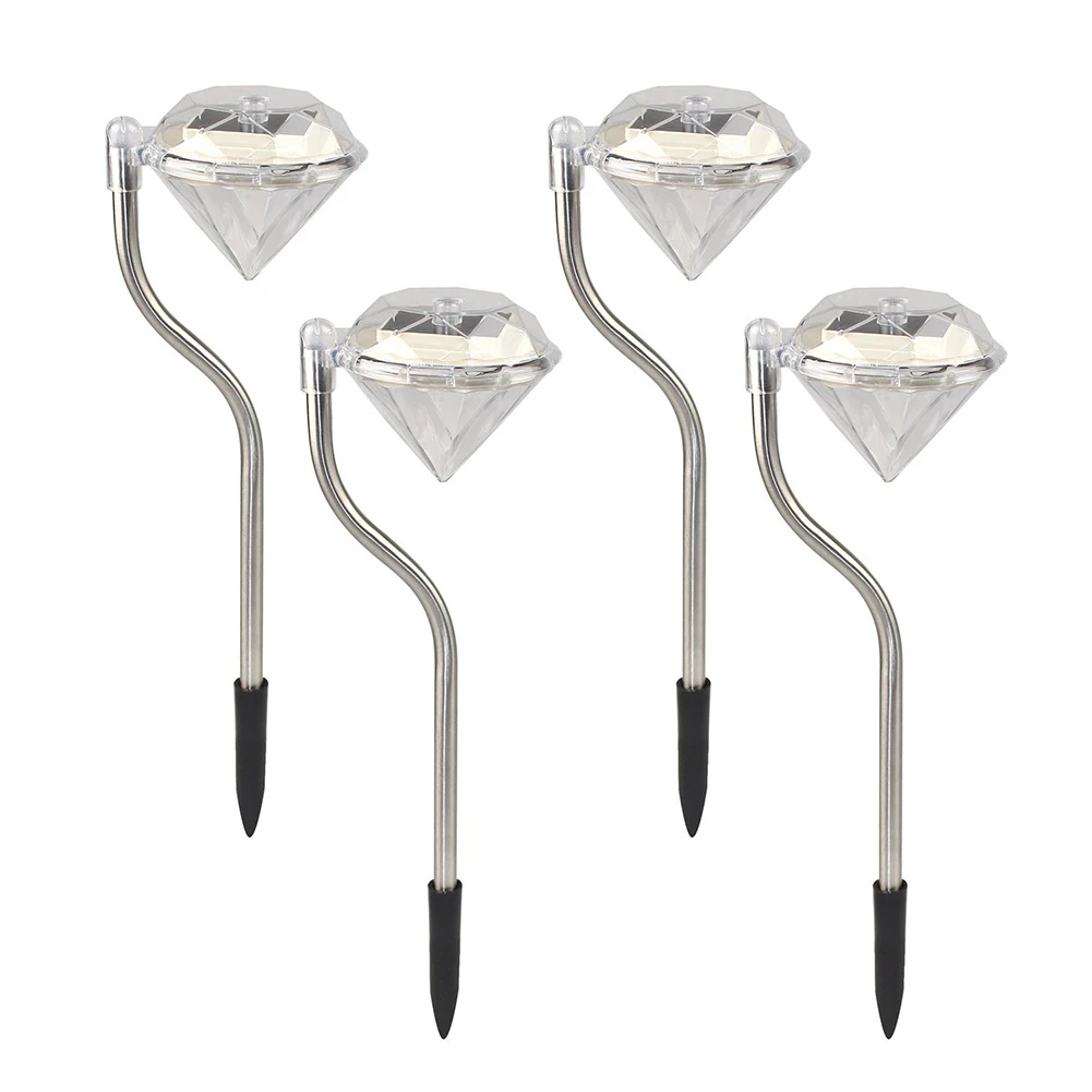 

Stainless Solar lawn light for garden decorative 100% solar power led solar light outdoor led solar lights Diamond Yard lighting