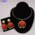 Fashion Nigerian Woman Wedding African Beads Jewelry Set Gold Color Fashion Dubai Gold Color Bridal Gift 19