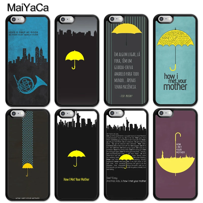How I Met Your Mother Pattern Phone Case For iPhone 13 12 Pro Max mini 11 XS X XR 6S 7 8 Plus SE 2020 Coque | Мобильные телефоны и