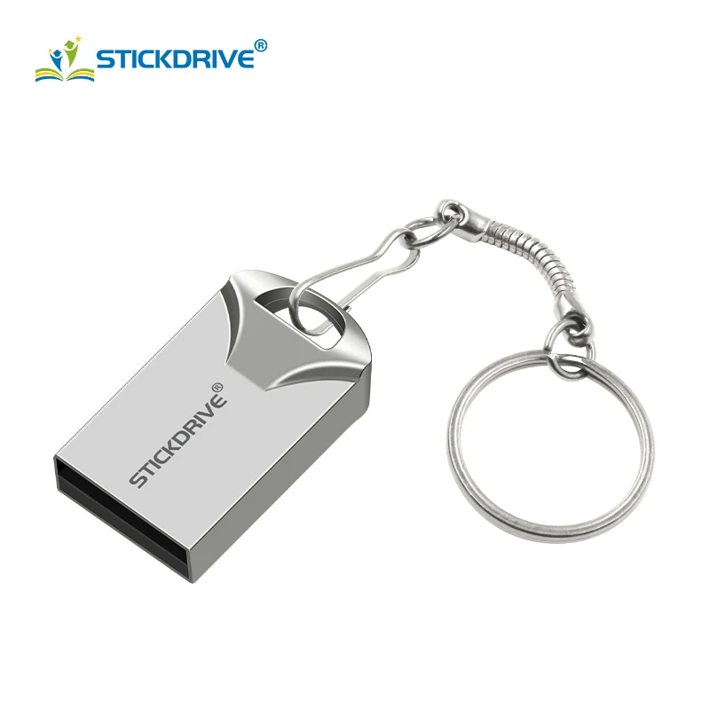 Мини USB 2,0 флэш-накопители 64 ГБ 32 ГБ 16 ГБ Usb палка легко носить с собой большой емкости Usb флэш-накопитель 128 Гб Водонепроницаемый u-диск для автомобиля - Цвет: Серебристый