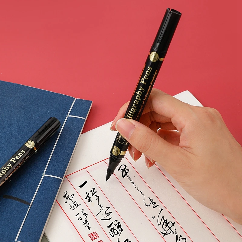 Double Head Multifunction Brush Pen 3 Pc/lot multifunction pen