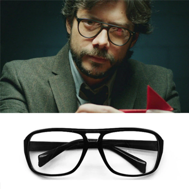 

Cosplay Props The House of Paper Money Heist Glasses Eyewear Mask Salvador Dali Halloween Accessories El Profesor Sunglasses