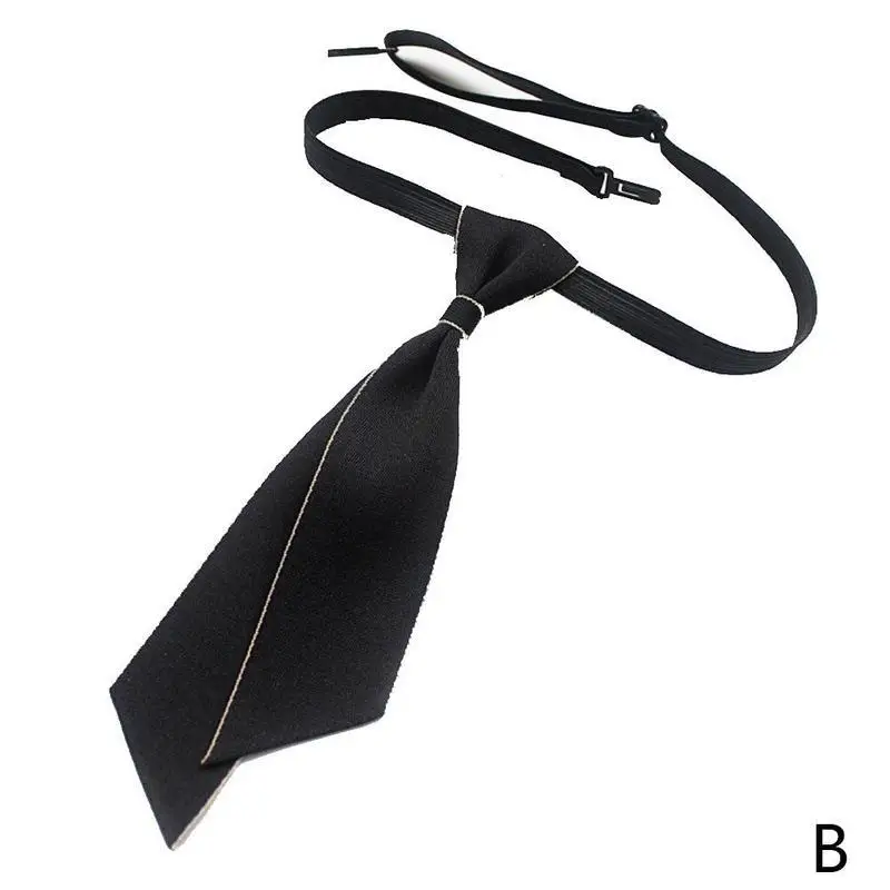 Bow Tie Unisex Hotel Bank Professional Wear Hand-free Tie White Shirt Collar Flower Bow Accessories - Цвет: B