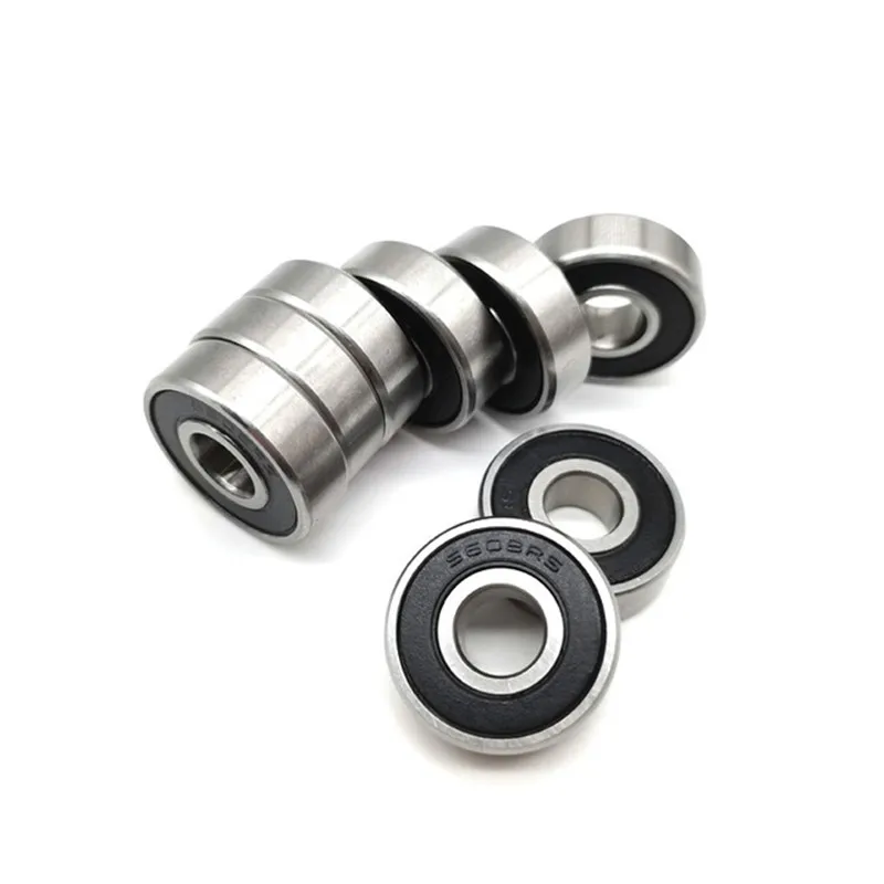 10/50pcs ABEC-5 S608-2RS stainless steel 440C deep groove ball bearing S608 RS 608 8x22x7mm motor roller skate bearings