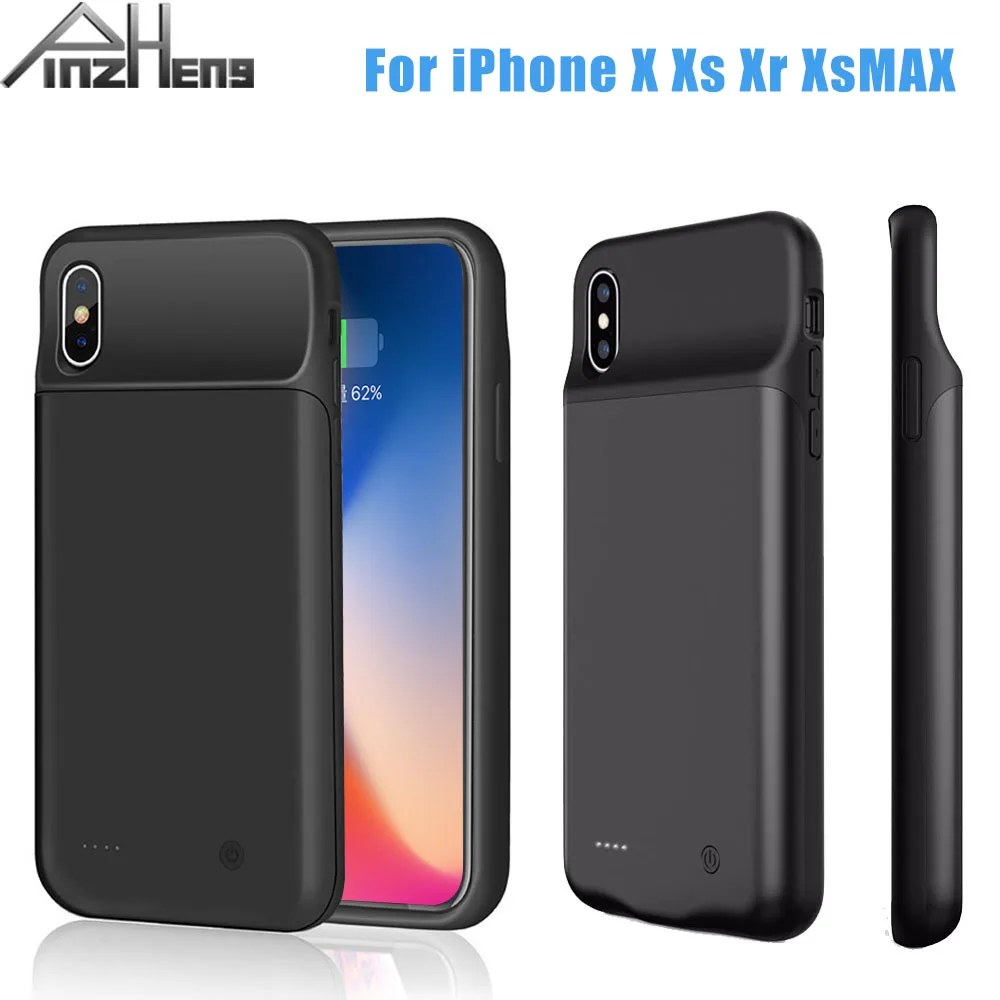 PINZHENG чехол для зарядного устройства iPhone x xr xs MAX аккумулятора зарядное устройство
