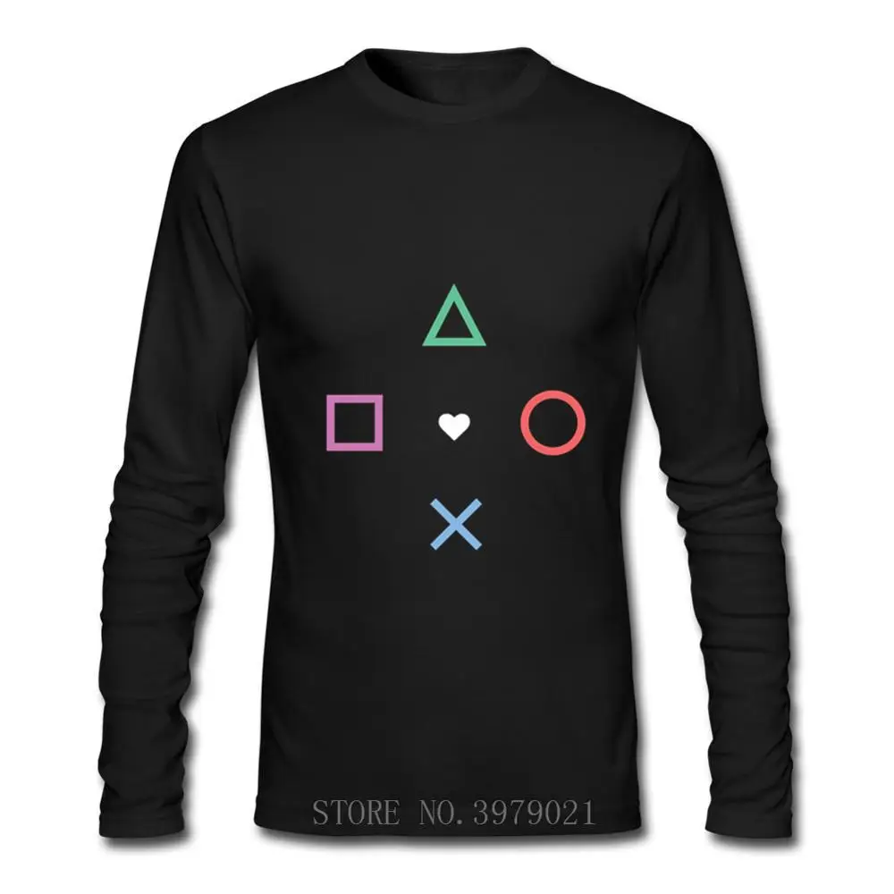 Новая футболка с логотипом PS героями Xbox playstation heart Мужская Уличная PS1 PS2 PS3 PS4