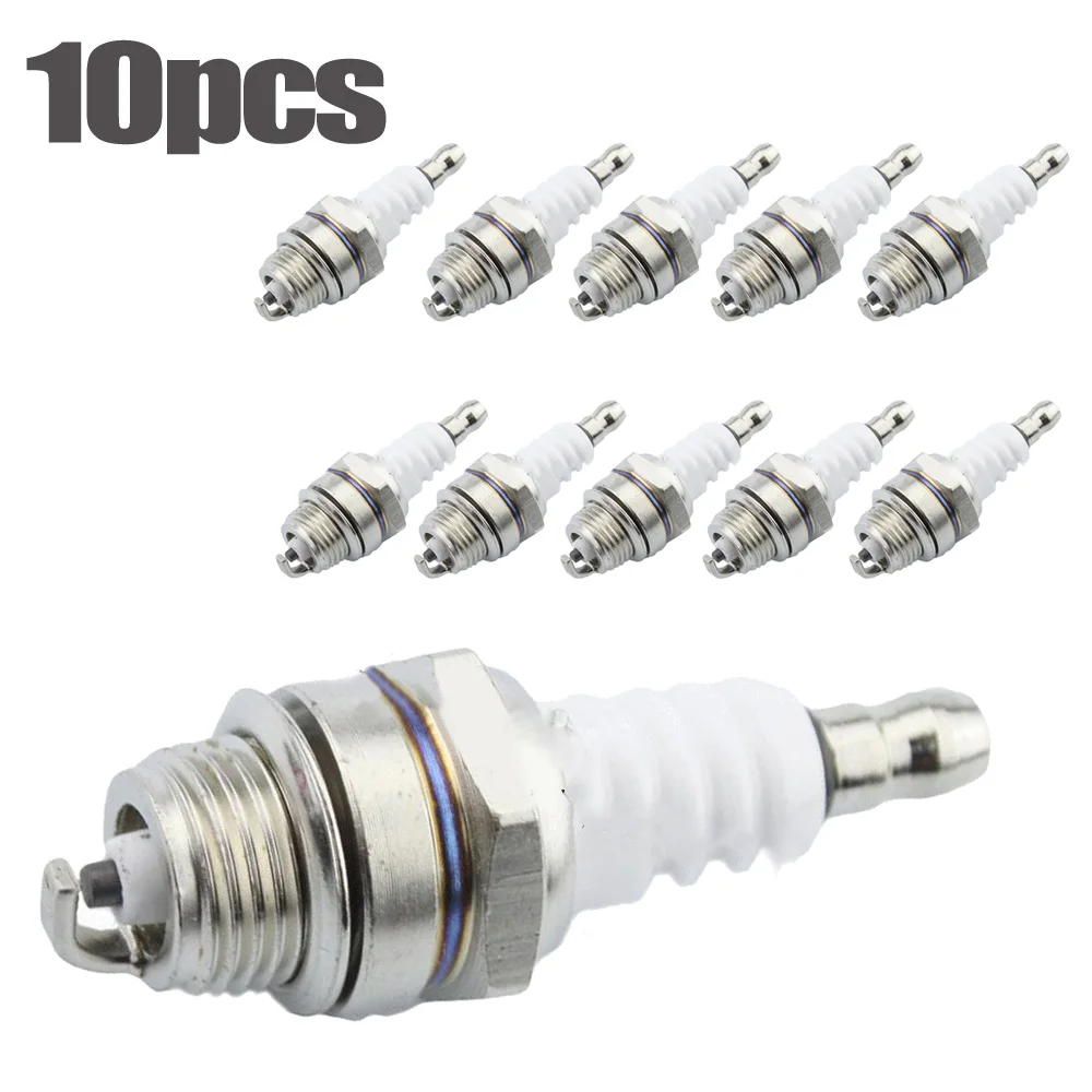 10Pcs Spark Plug L7T For Stihl Hedge Trimmer Lawnmover Blower Chainsaw
