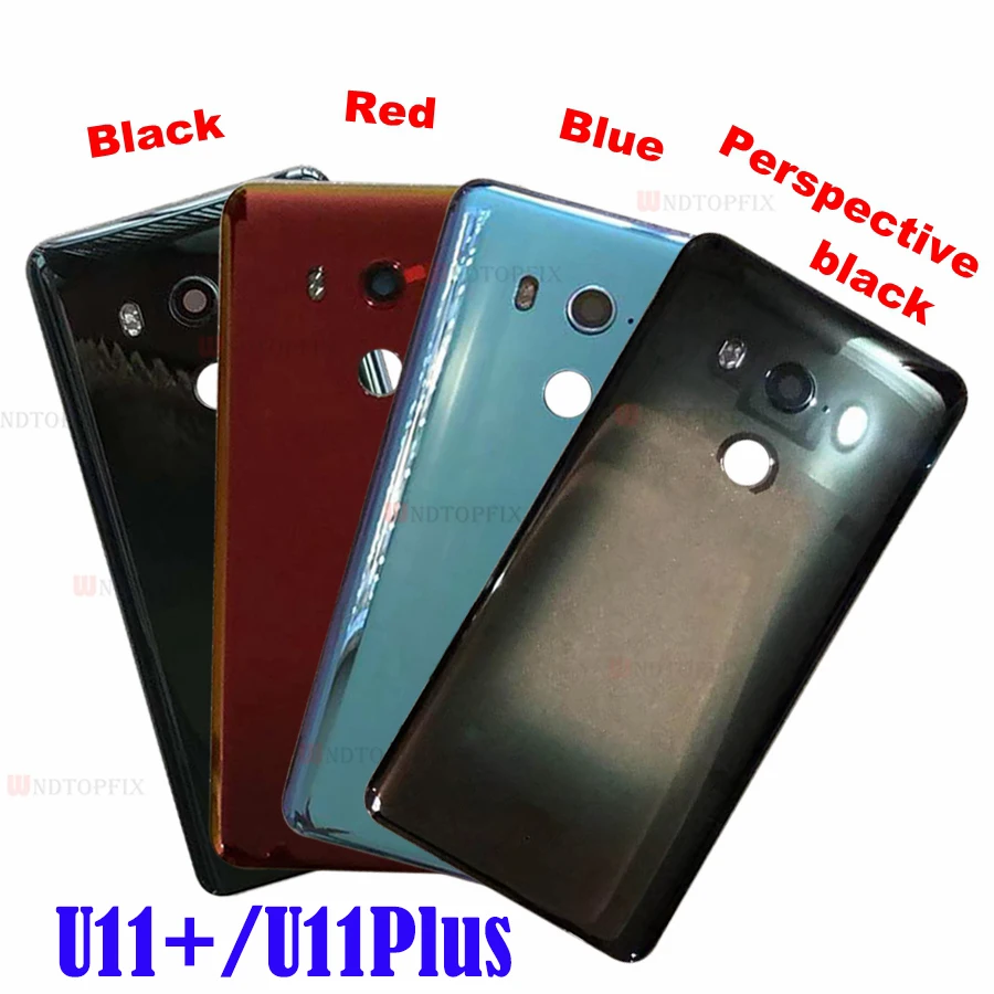 Крышка батарейного отсека с крышкой объектива для HTC U12 Plus задний Чехол U11 замена