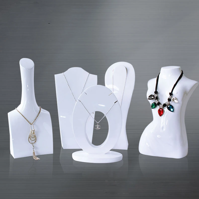 PROD 1005002884665727 White Jewelry Stand Model Decoration Prop Large
Pearl Necklace Display Bust Mannequin Head Necklace Storage Holder
Portrait Rack