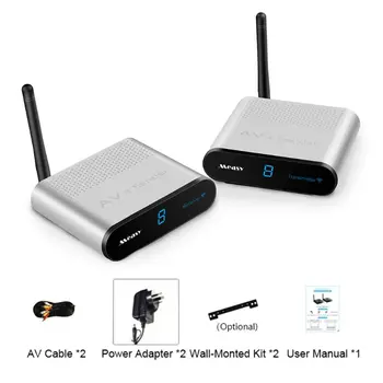 

1Set Wireless Video TV Sender AV220 2.4G WiFi Wireless Transmitter Receiver Kit