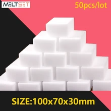 Eraser Sponges Cleaning-Tools Melamine-Sponge-Cleaner Bathroom Household 50pcs/Lot 100x70x30mm