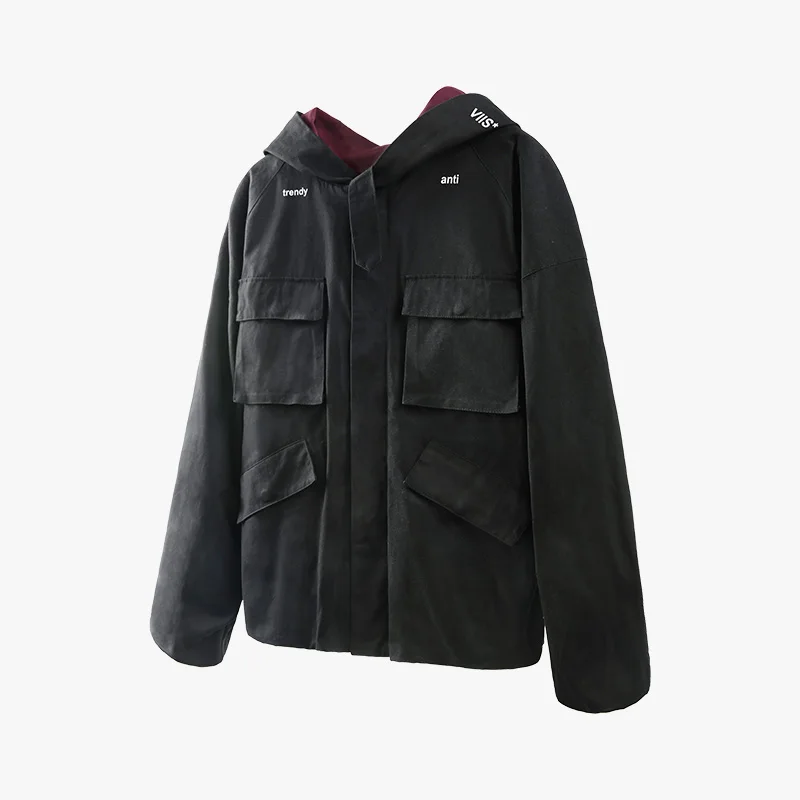 VIISHOW уличная Мужская куртка Брендовые куртки с принтом мужские Veste Homme 2018 Новая